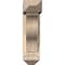 Ekena Millwork Funston Arts and Crafts Smooth Bracket w/ Offset Brace, Douglas Fir, 5 1/2"W x 16"D x 20"H BKT0604X16X20FST03SDF - alternate 4